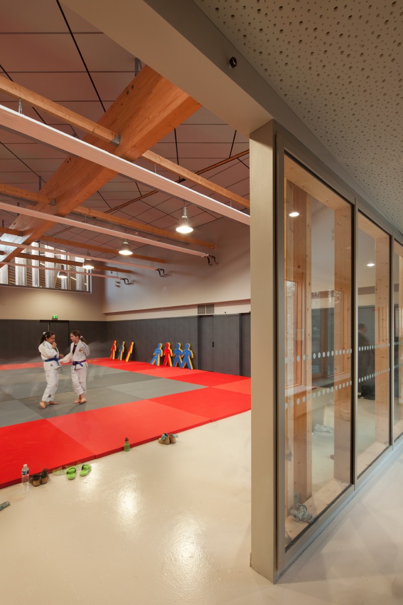 Gymnase Chatenay Malabry; Architecte aEa Engasser